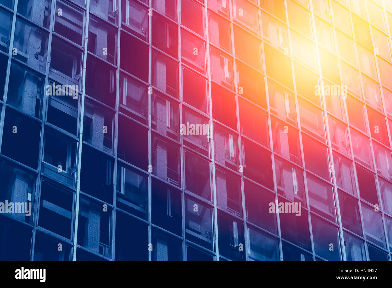 windows office building for background. Stock Photo