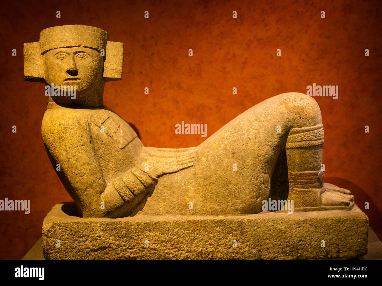 The National Museum of Anthropology (Spanish: Museo Nacional de Antropología, MNA) is a national museum of Mexico. Stock Photo