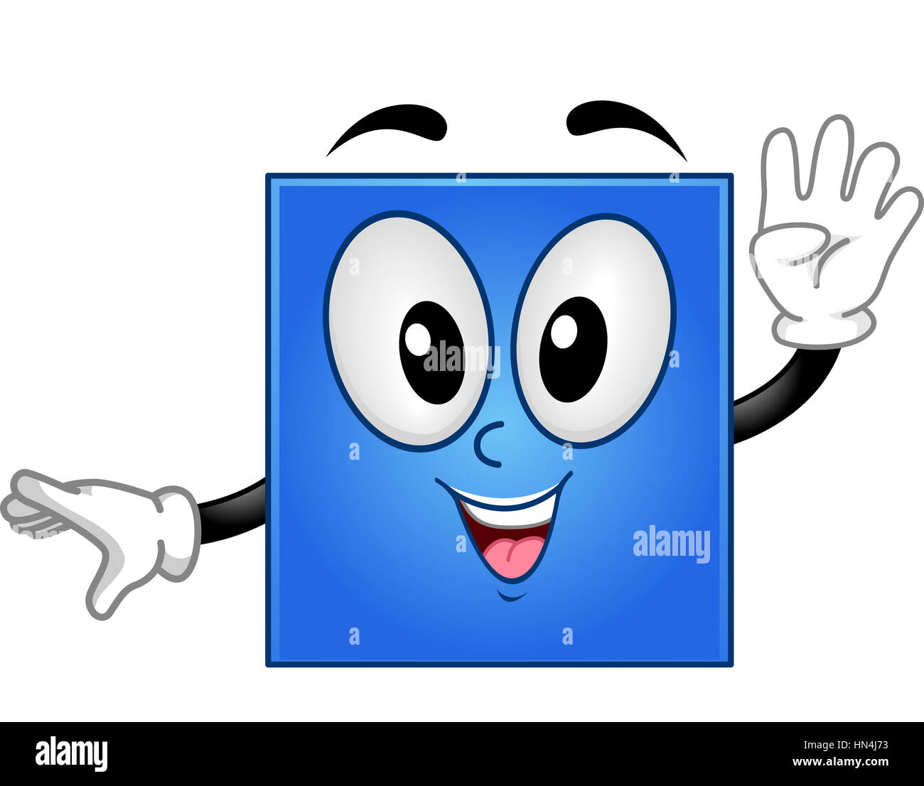 Cartoon geometry shapes hi-res stock photography and images - Alamy