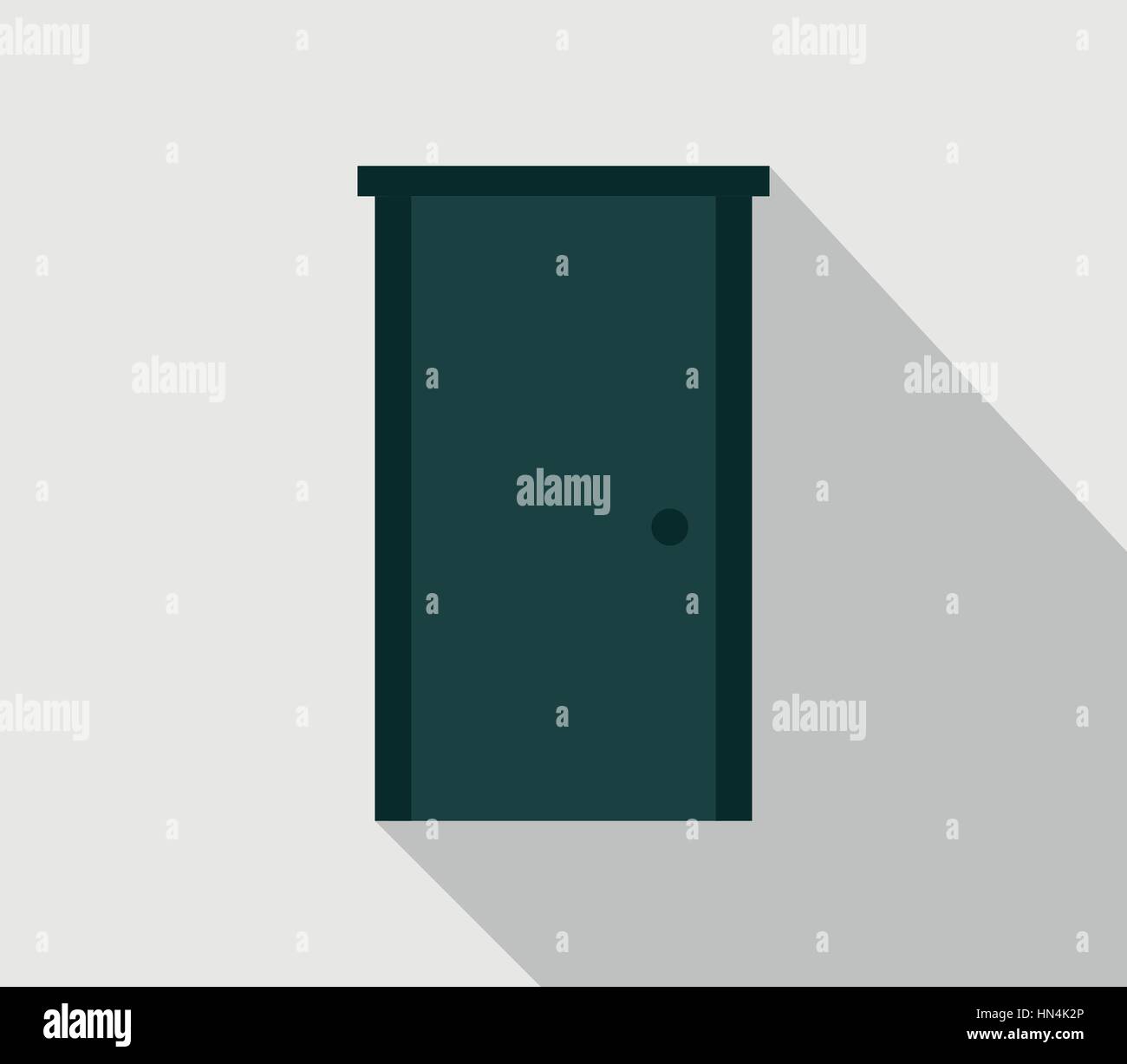 icon of the door illustrated in vector on white background Stock Vector ...