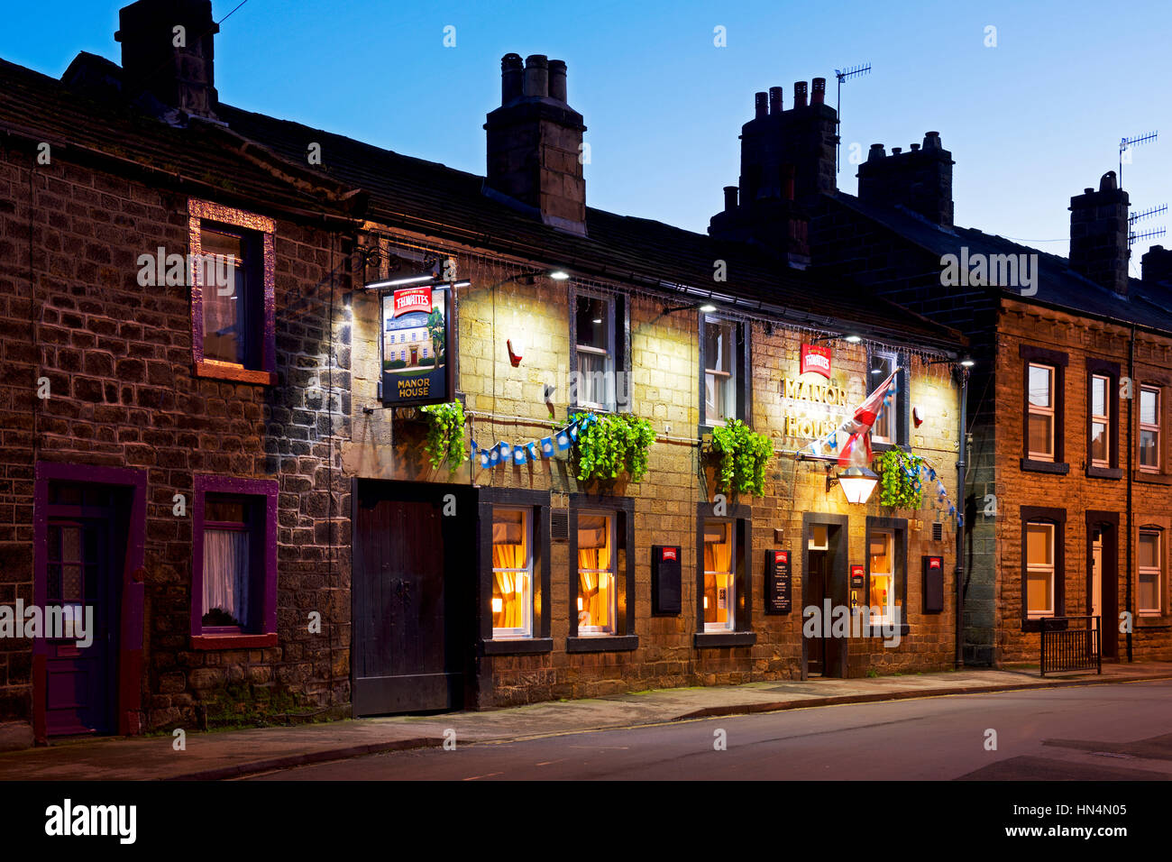 The Manor House pub, Otley, West Yorkshire, England UK Stock Photo Alamy