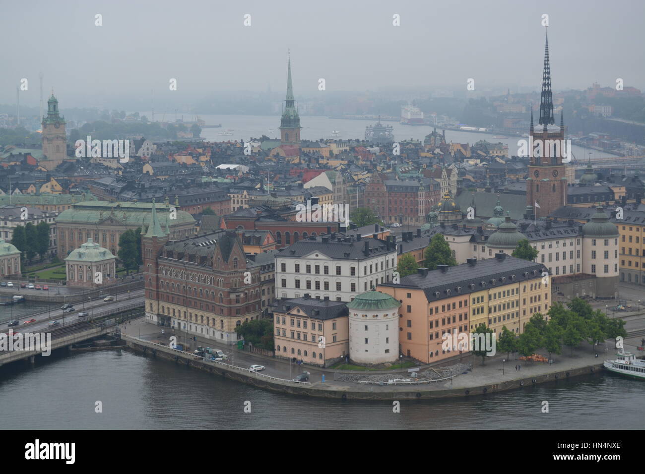 Stockholm panoramic view Stock Photo