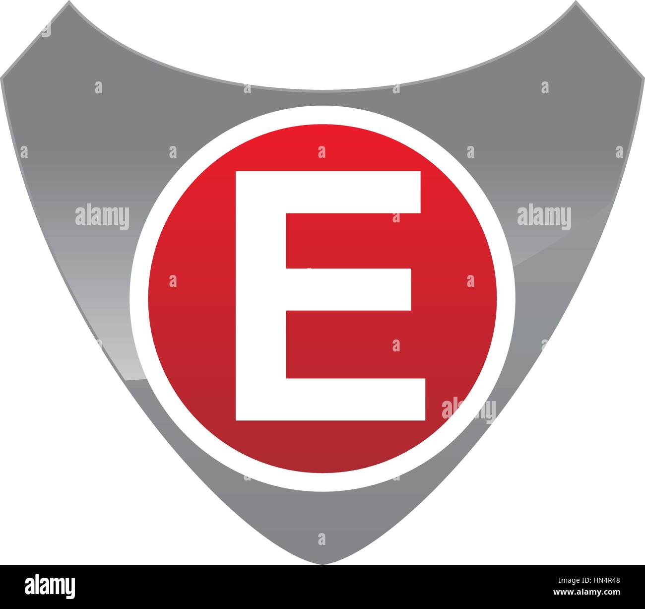 Modern Logo Shield Letter E Stock Vector Image & Art - Alamy