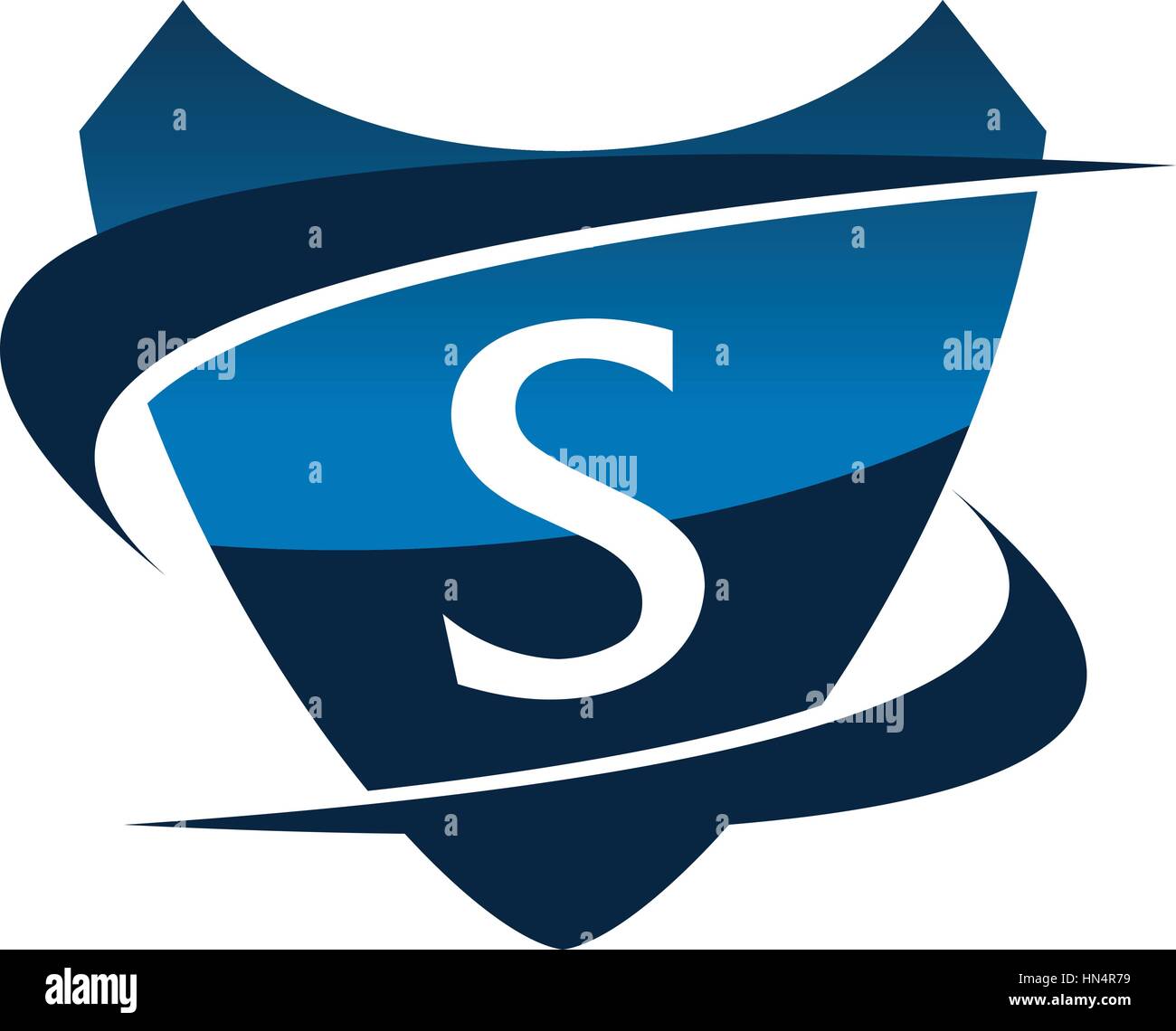 Modern Logo Shield Letter S Stock Vector Image & Art - Alamy