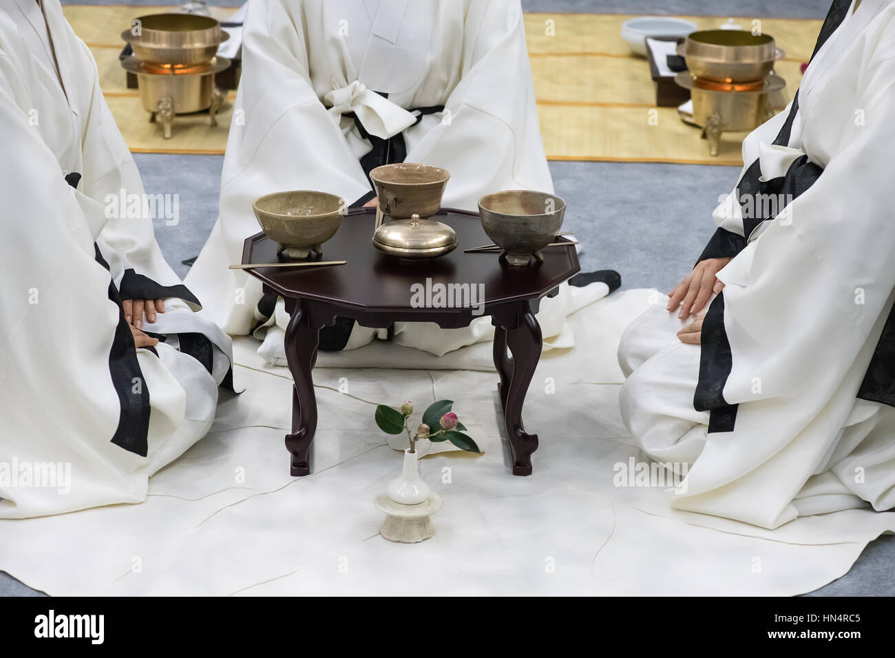 traditional korean teapot used in tea ceremony Stock Photo Alamy