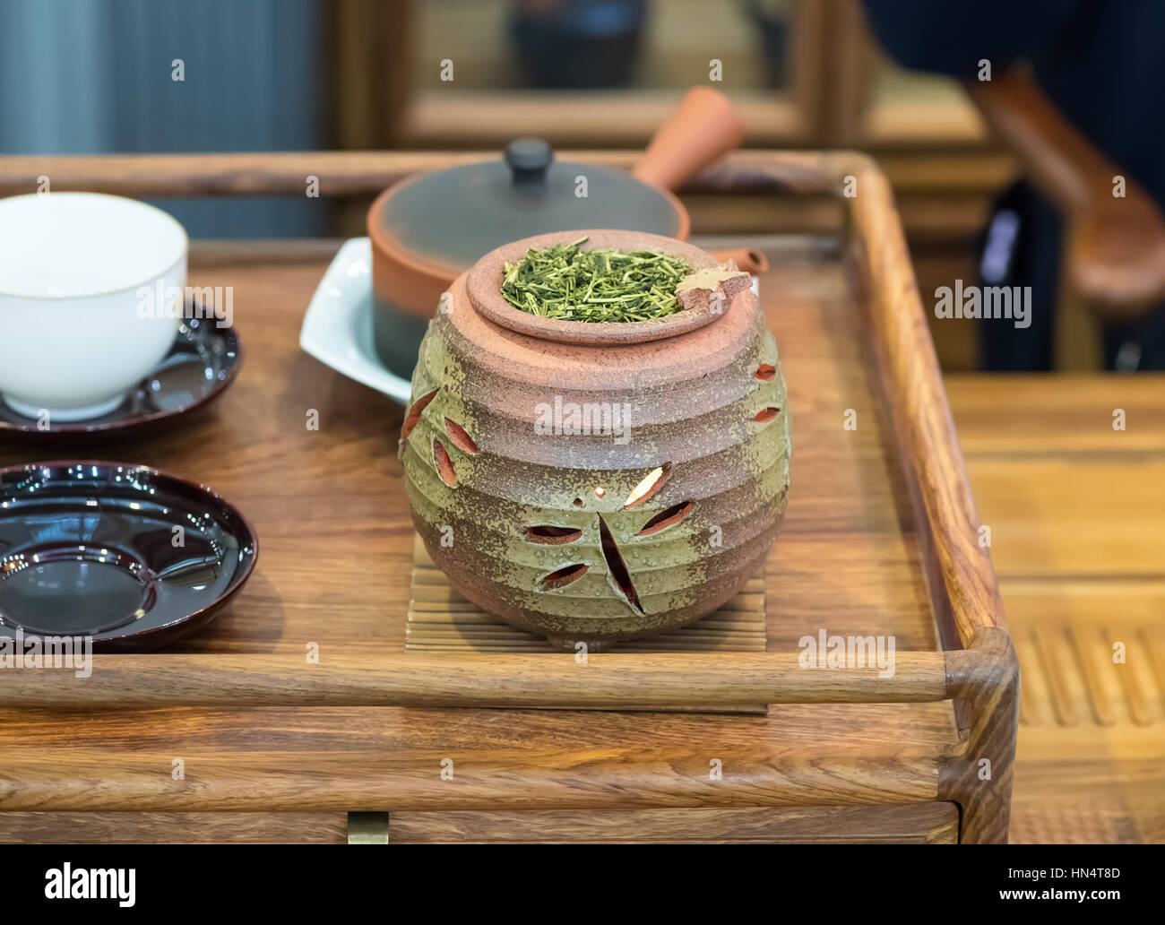 traditional Chinese teapot used in tea ceremony Stock Photo Alamy