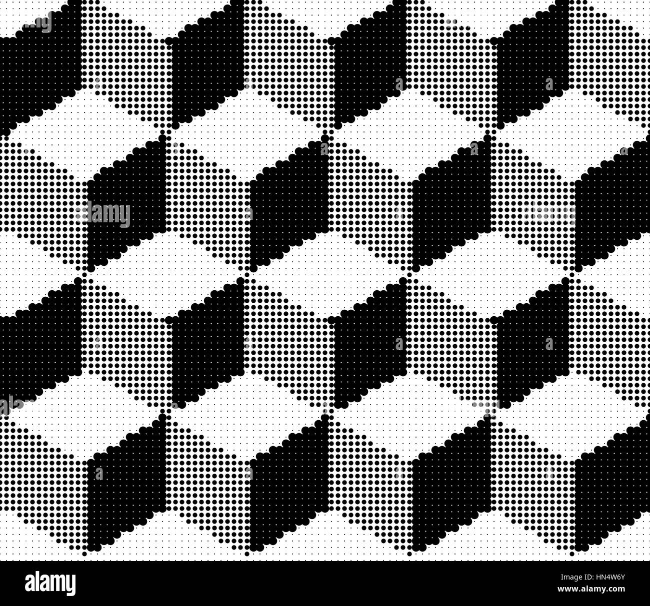 Vector Illustration With Four Halftone Patterns Isometric Cubes Vector Illustration With Four Halftone Patterns Isometric Cubes