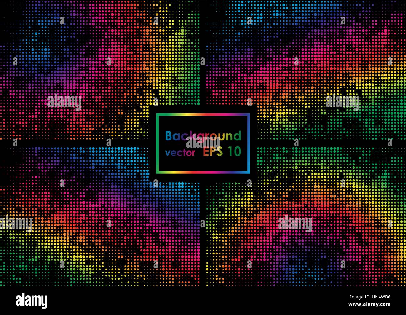 Vector illustration with four halftone patterns. bstract vector ...