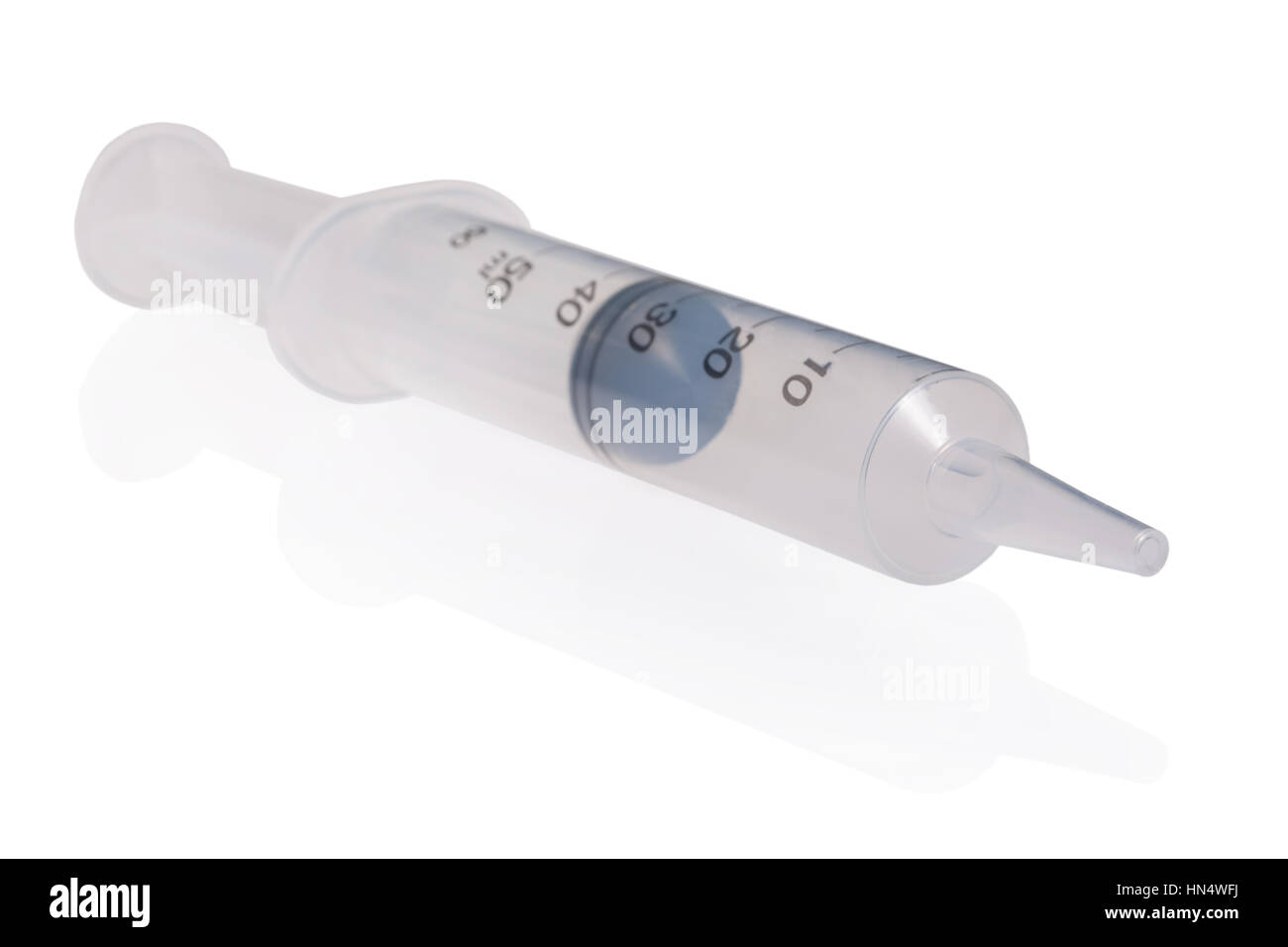Large feeding syringe isolated on a white background Stock Photo Alamy