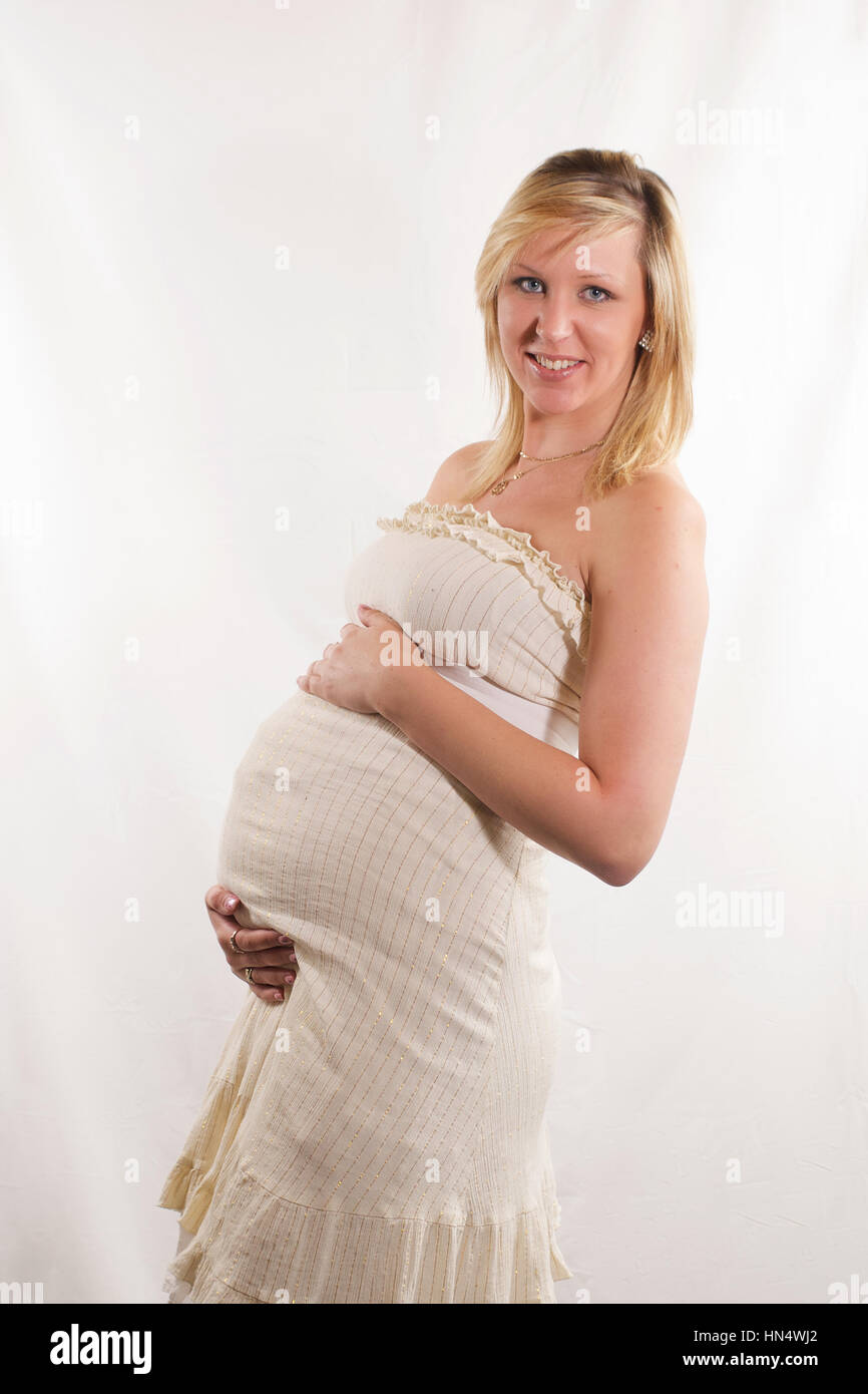 Pregnant white woman hi-res stock photography and images - Alamy