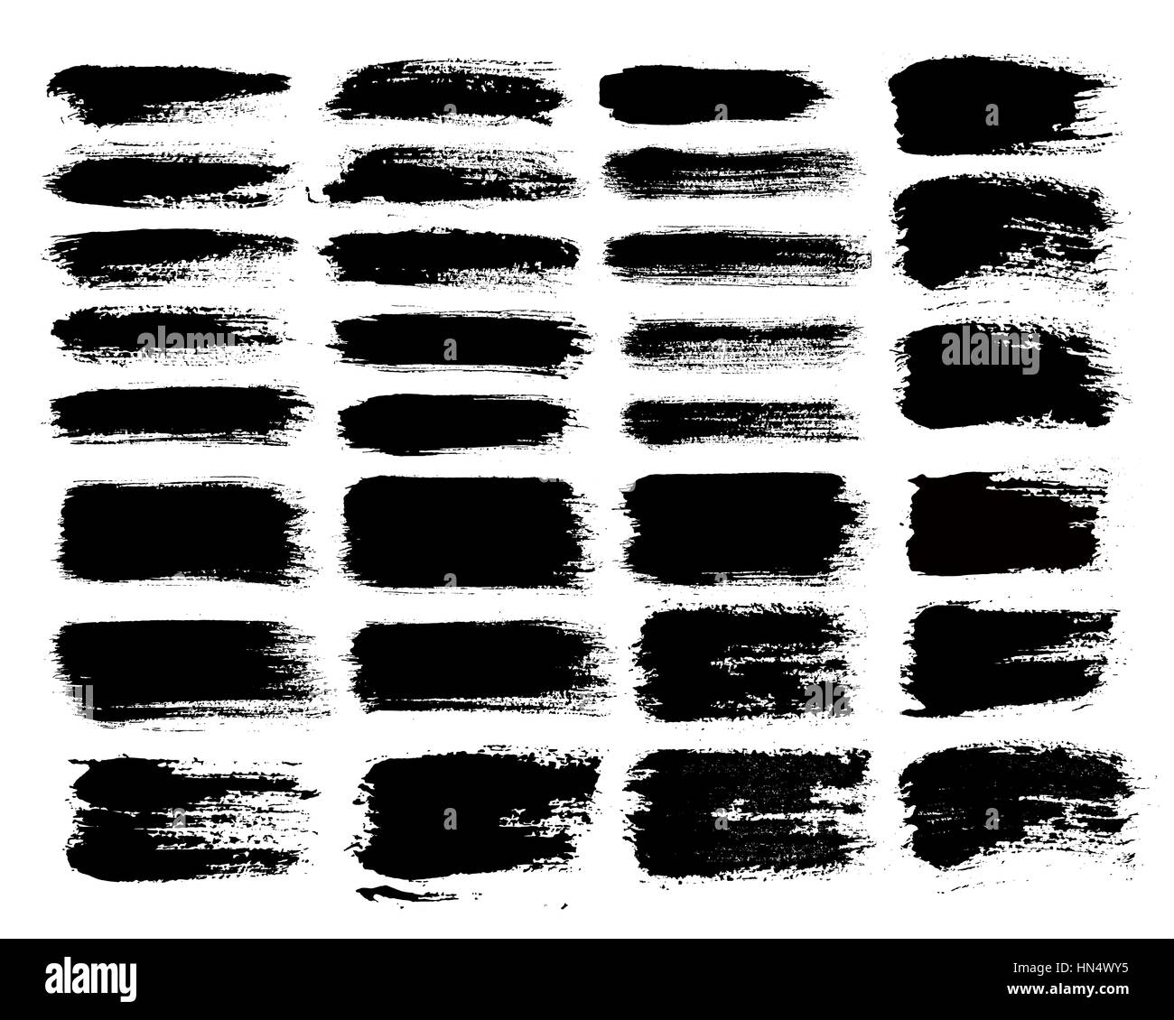 Brush strokes set 1 Stock Vector Image & Art Alamy