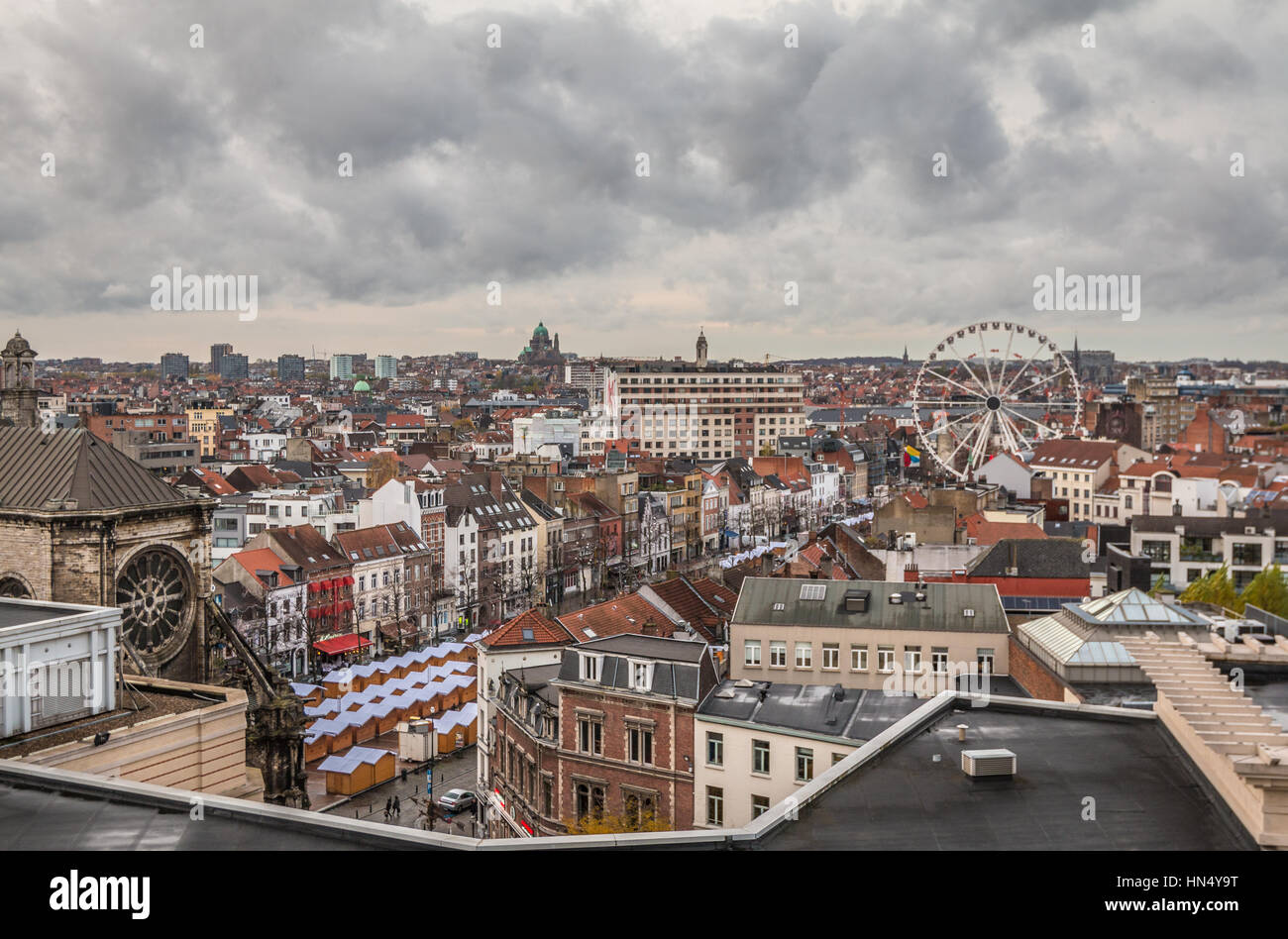 City of Brussels Belgium Stock Photo