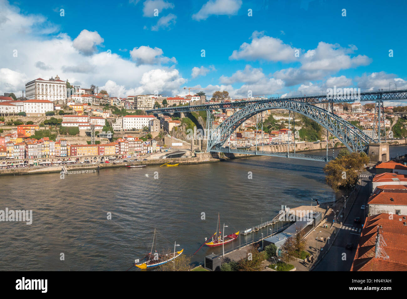 Bridge in Porto Portugal Stock Photo