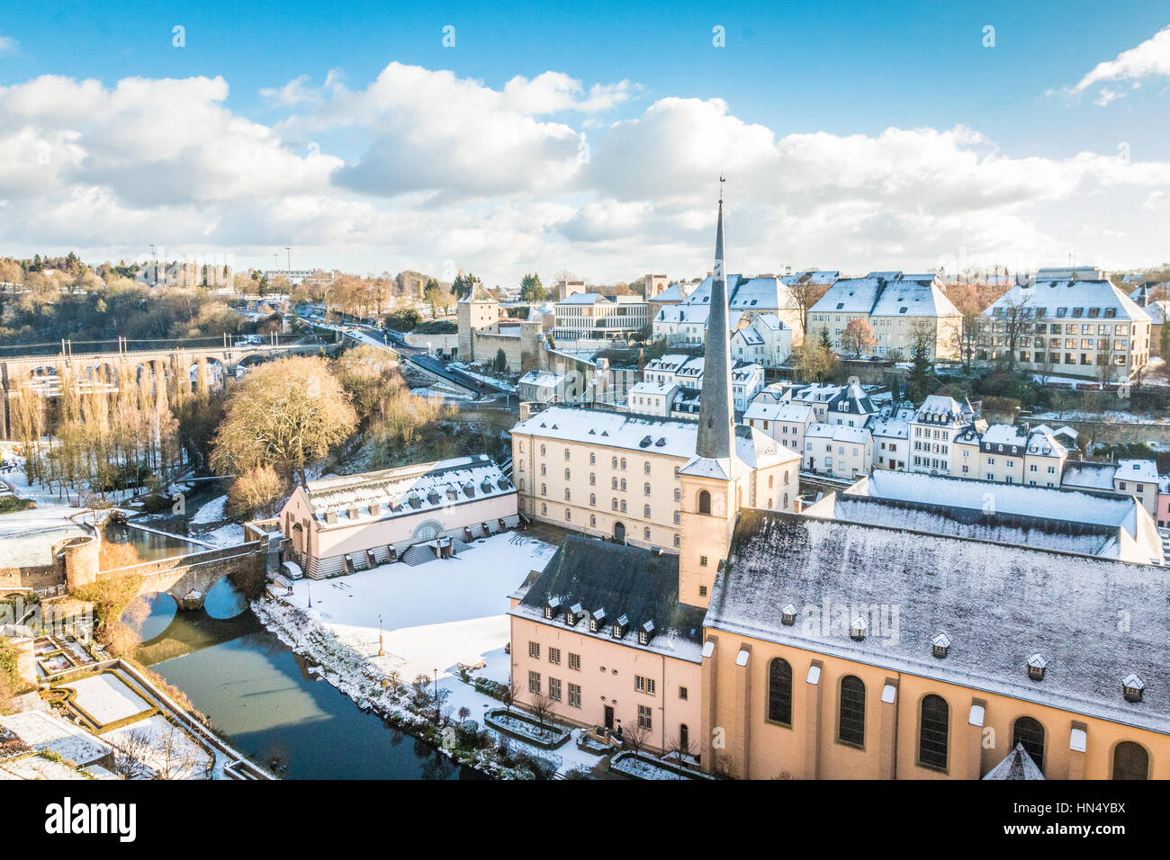 City of Luxembourg Stock Photo