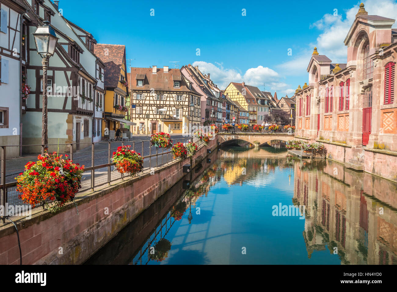 Canals of Colmar France Stock Photo