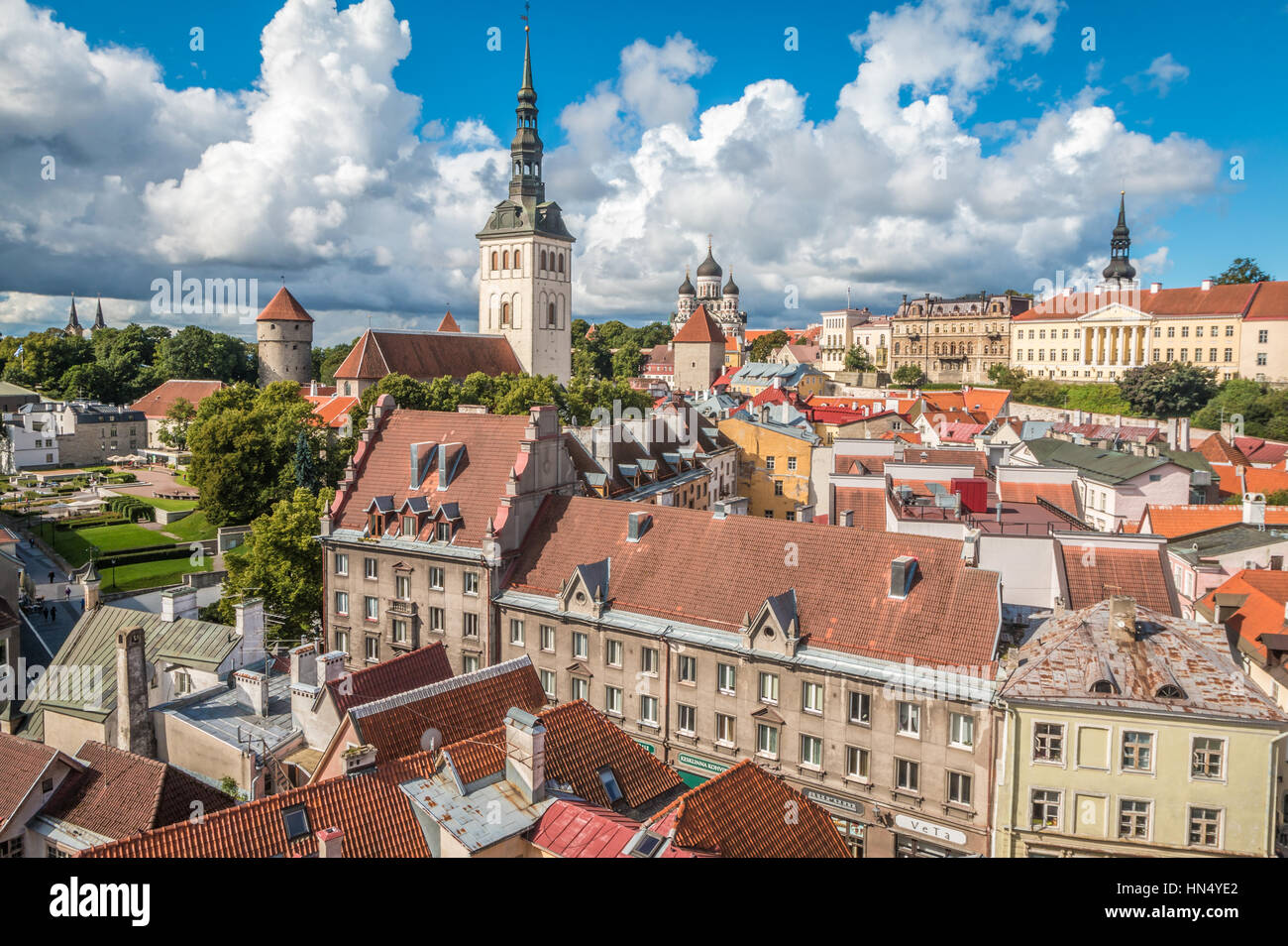 Tallinn in Estonia Stock Photo