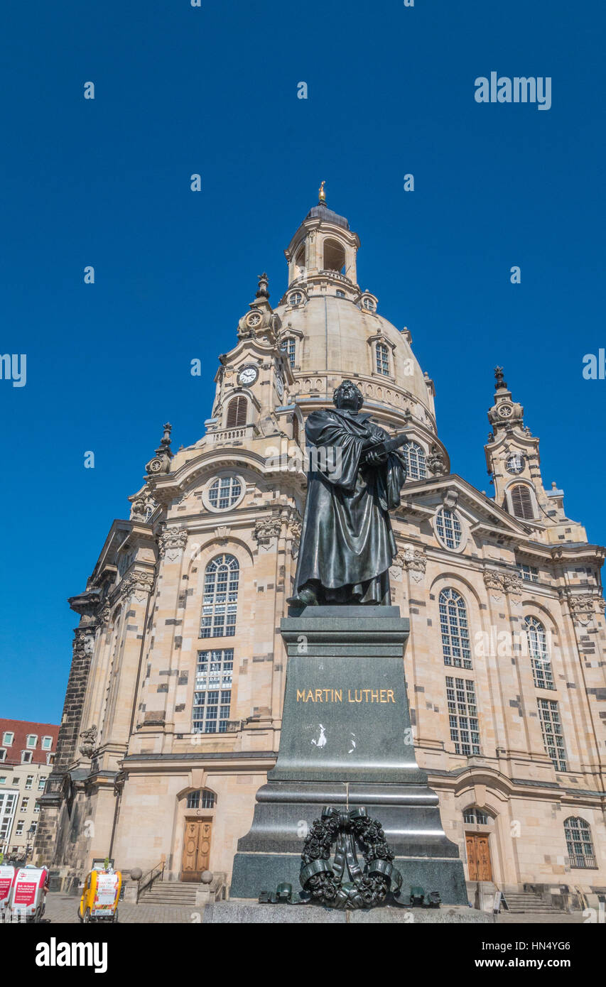 Church of our Lady in Dresden Germany Stock Photo