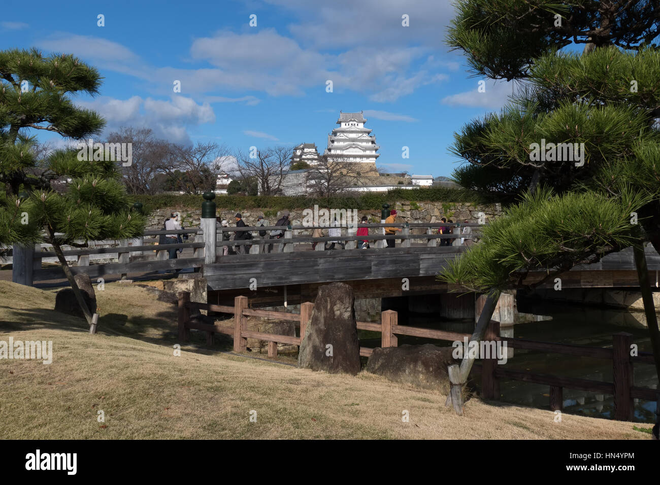 Himeji castle, a Japanese complex located in Himeji, Japan, Asia. Asian ...