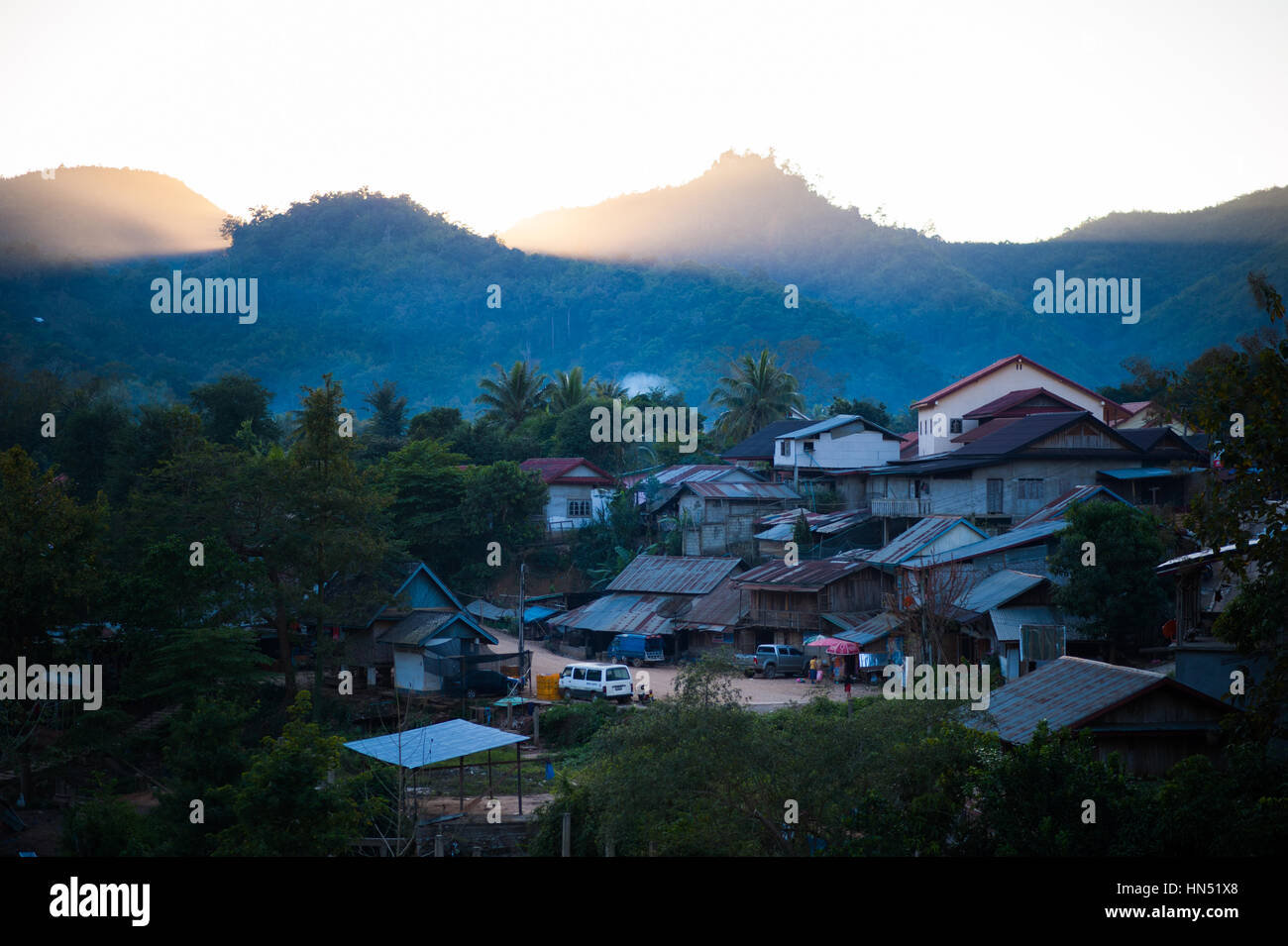 sunset-in-nong-khiaw-laos-stock-photo-alamy