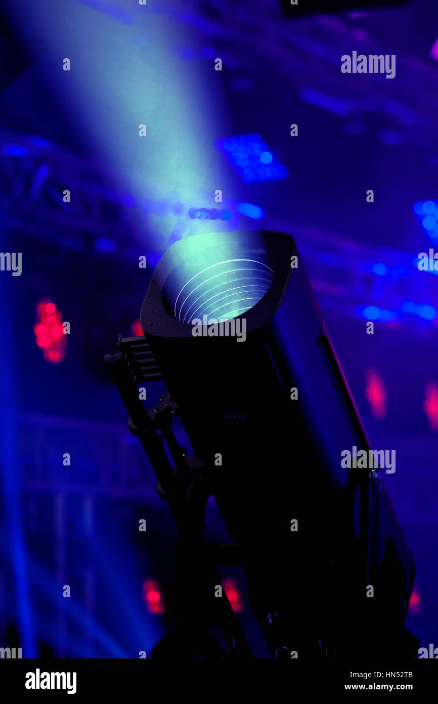 Stage light source closeup Stock Photo Alamy