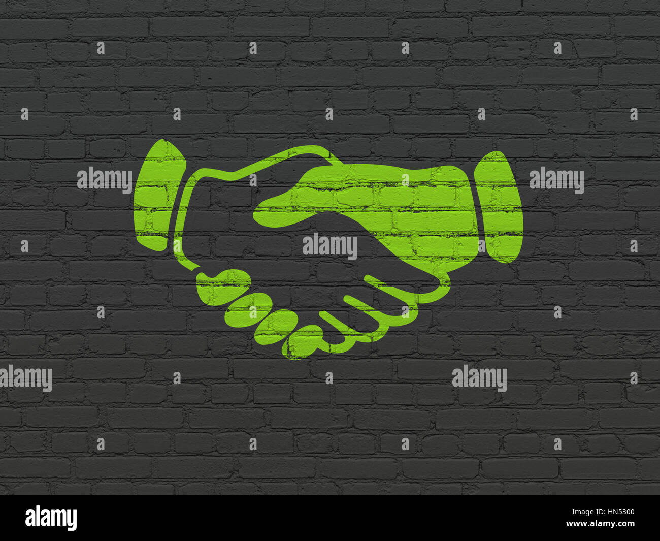 Handshake Icon Green