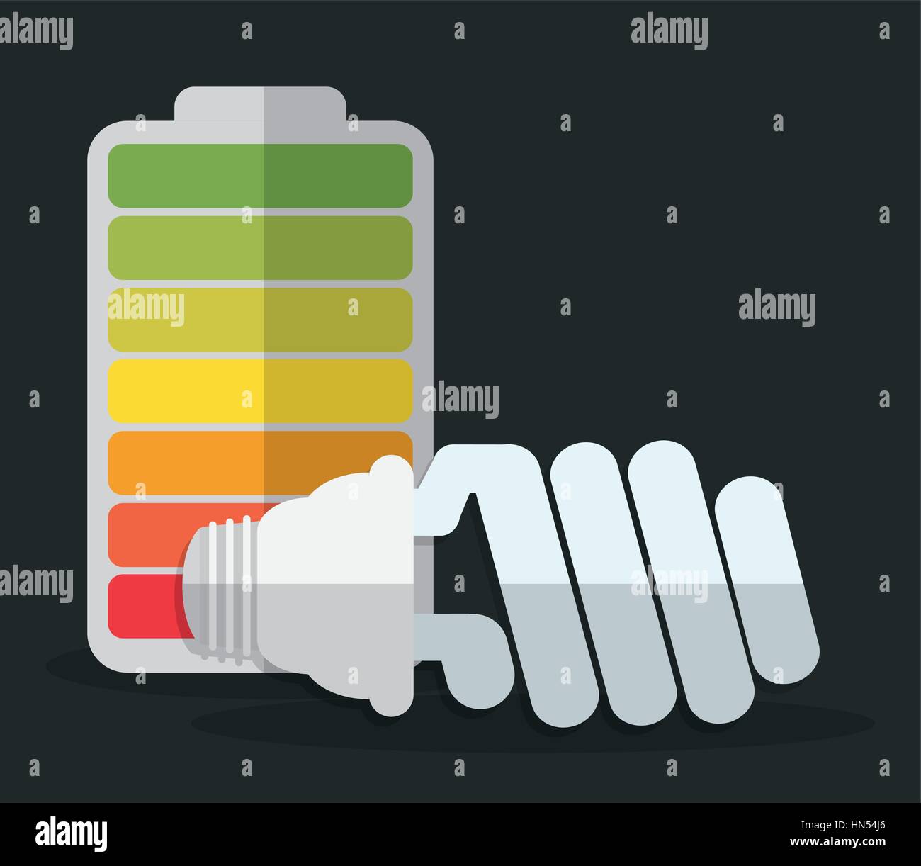 energy saving lightbulb icon image vector illustration design Stock ...