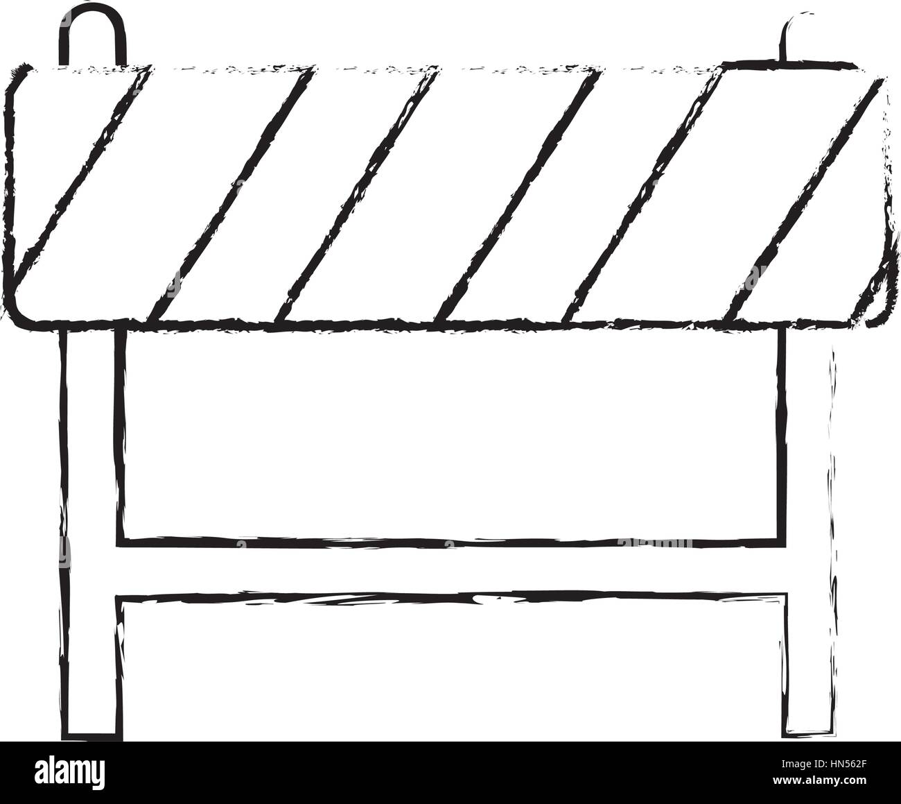 Under construction barrier icon vector illustration graphic design ...