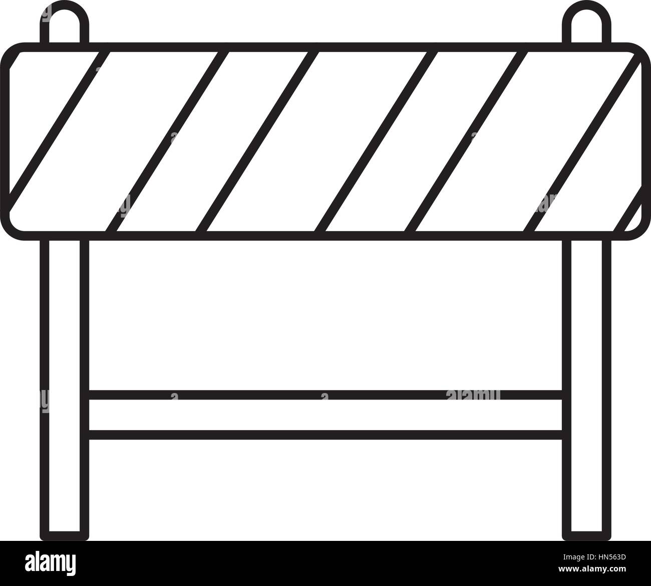 Under construction barrier icon vector illustration graphic design ...