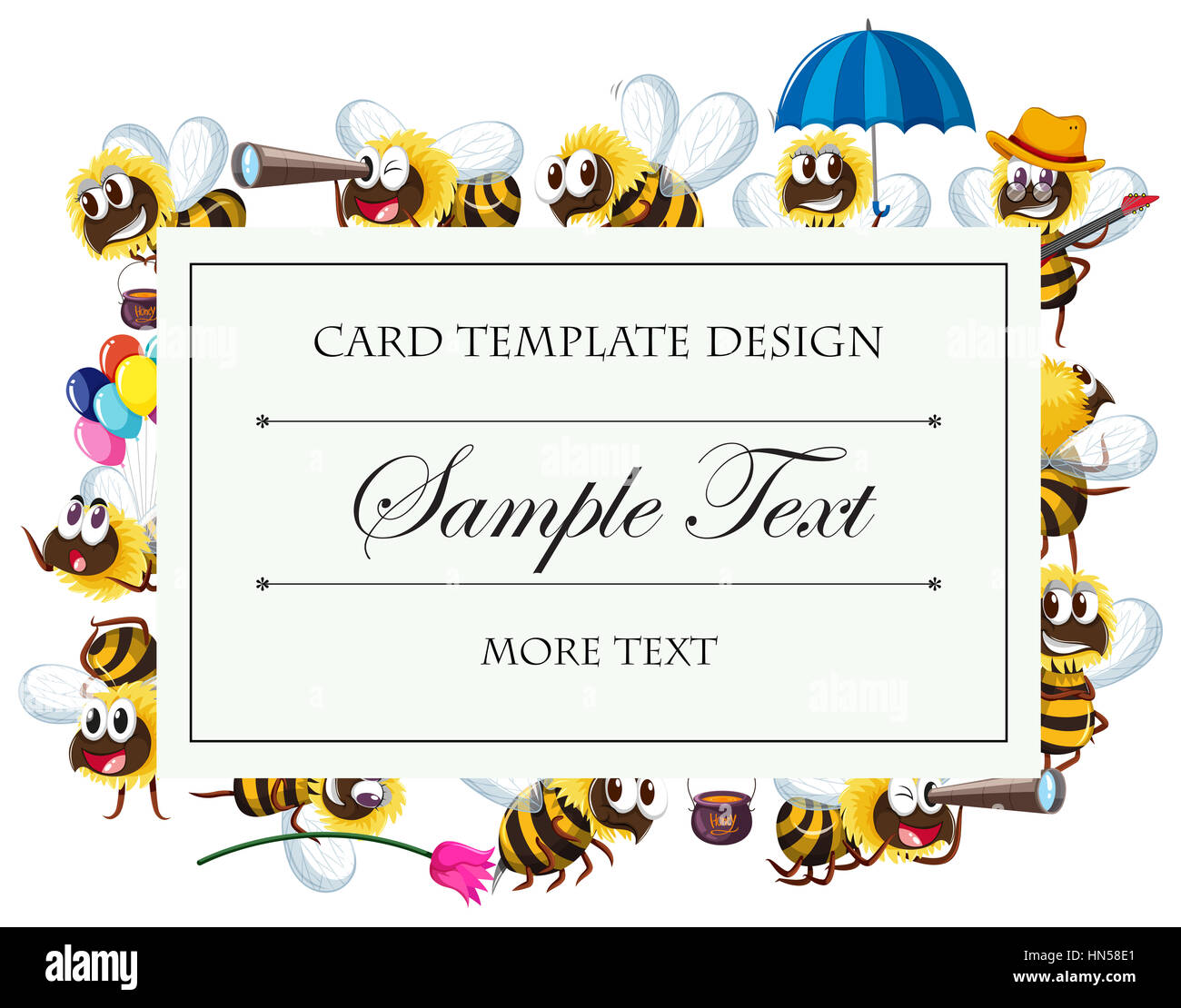 Bee Clipart High Resolution Stock Photography and Images - Alamy