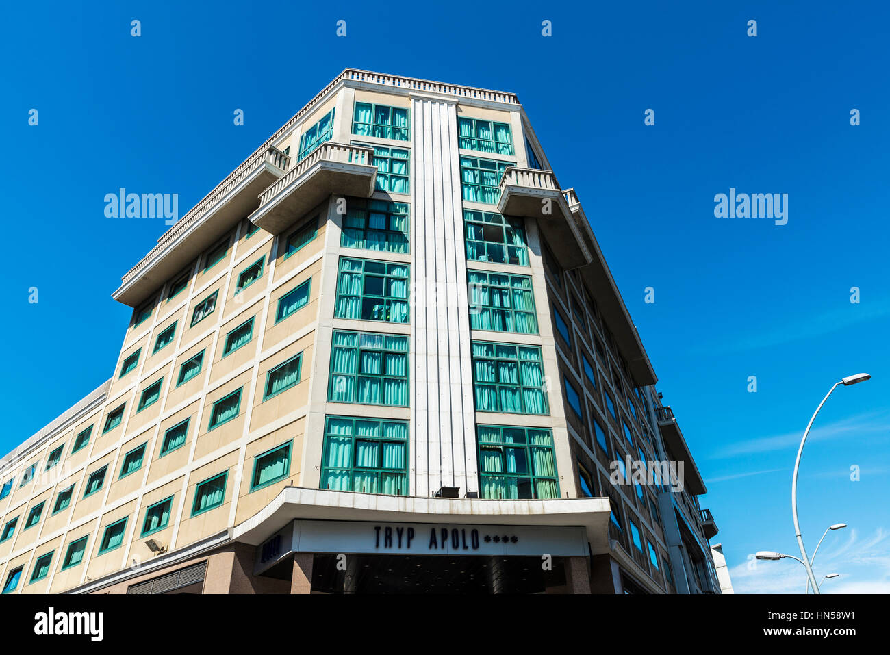 Barcelona, Spain - June 21, 2016: Tryp Apolo hotel located on Paralelo Avenue Stock Photo