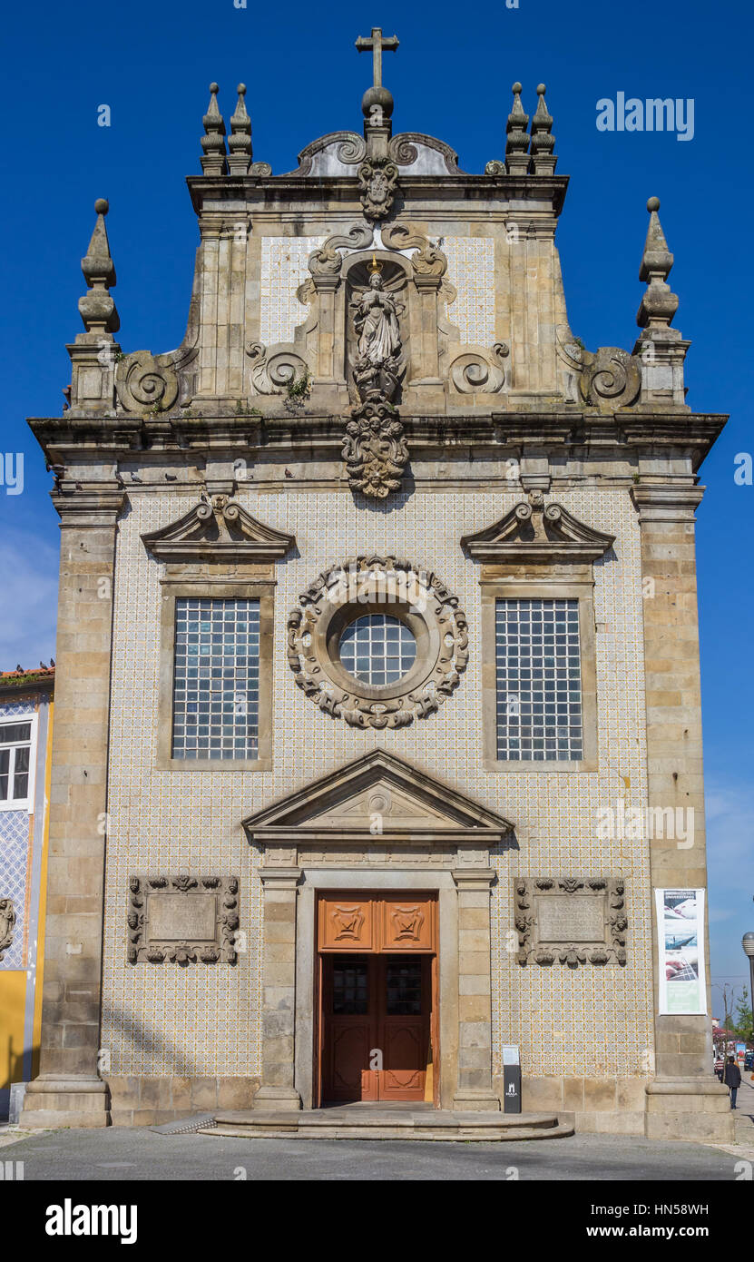 Igreja Dos Terceiros in the center of Braga, Portugal Stock Photo