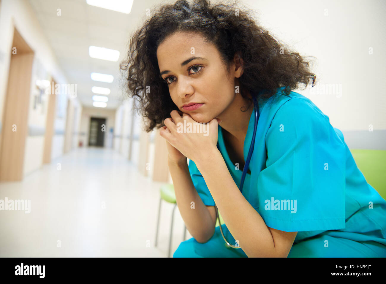 Nurse upset hires stock photography and images Alamy