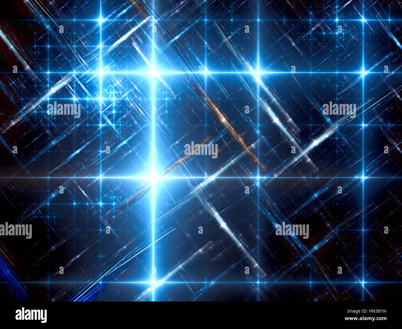 Glowing grid - abstract digitally generated image Stock Photo - Alamy