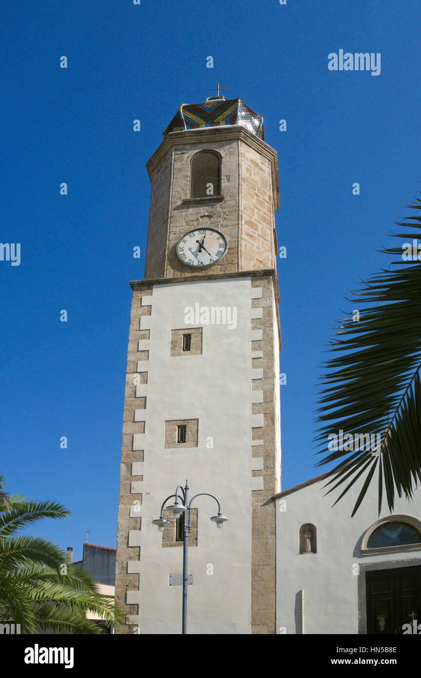 Santo Spirito church in Cabras, near Oristano, Sardinia, Italy Stock Photo