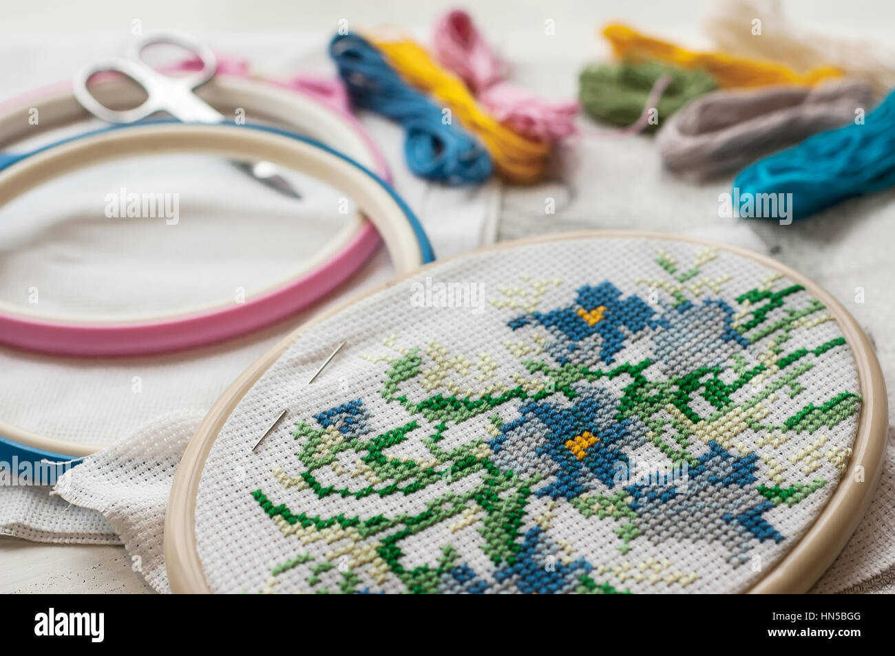 How to cross stitch with yarn cross stitch patterns