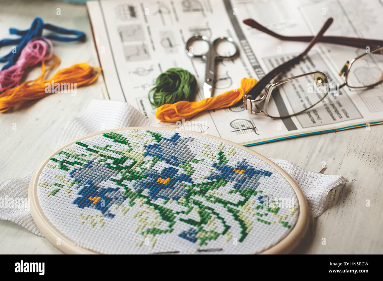 Embroidery of a flower. Scheme for beginners Embroidery of a flower. Scheme for beginners
