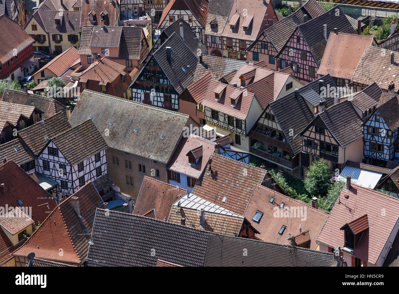Kaysersberg, Alsace, France Stock Photo