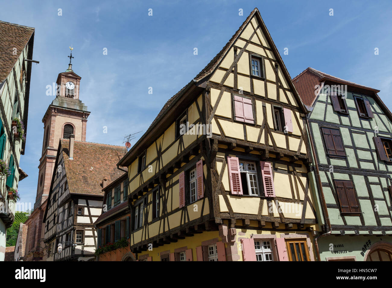 Riquewihr, Alsace, France Stock Photo