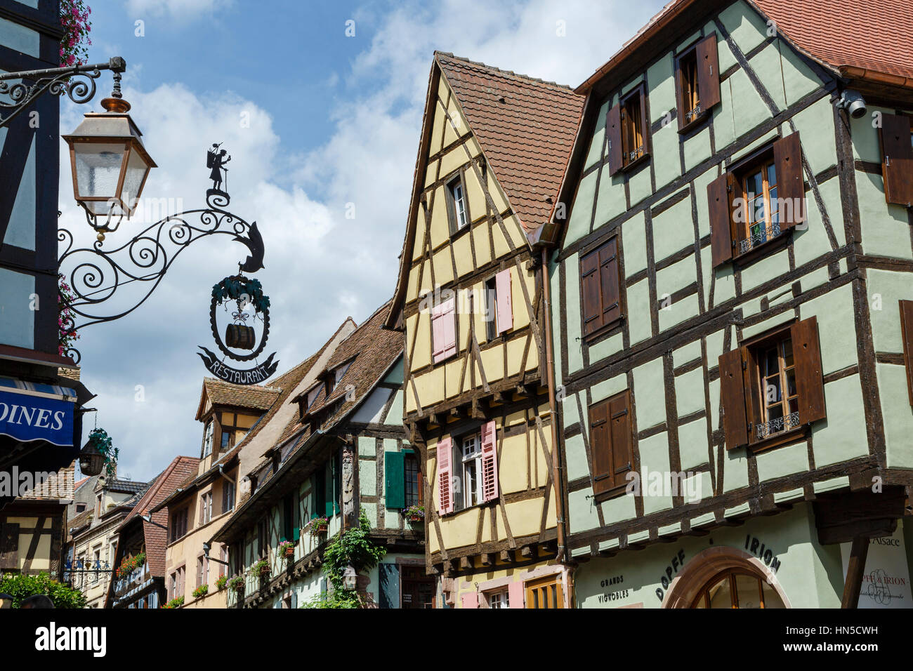 Riquewihr, Alsace, France Stock Photo