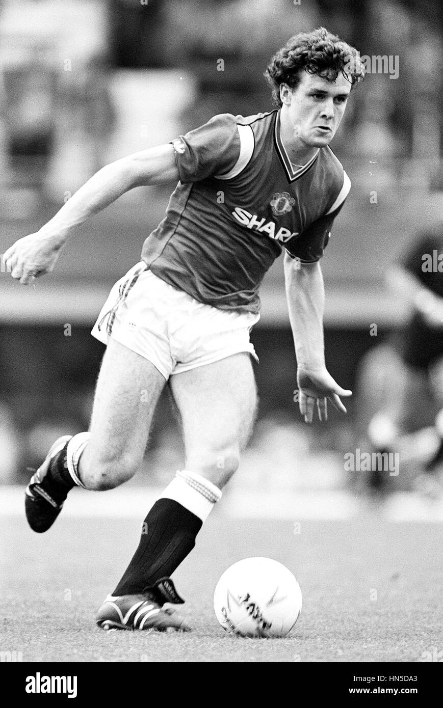 Mark Hughes Manchester United Fc 16 April 1985 Stock Photo Alamy