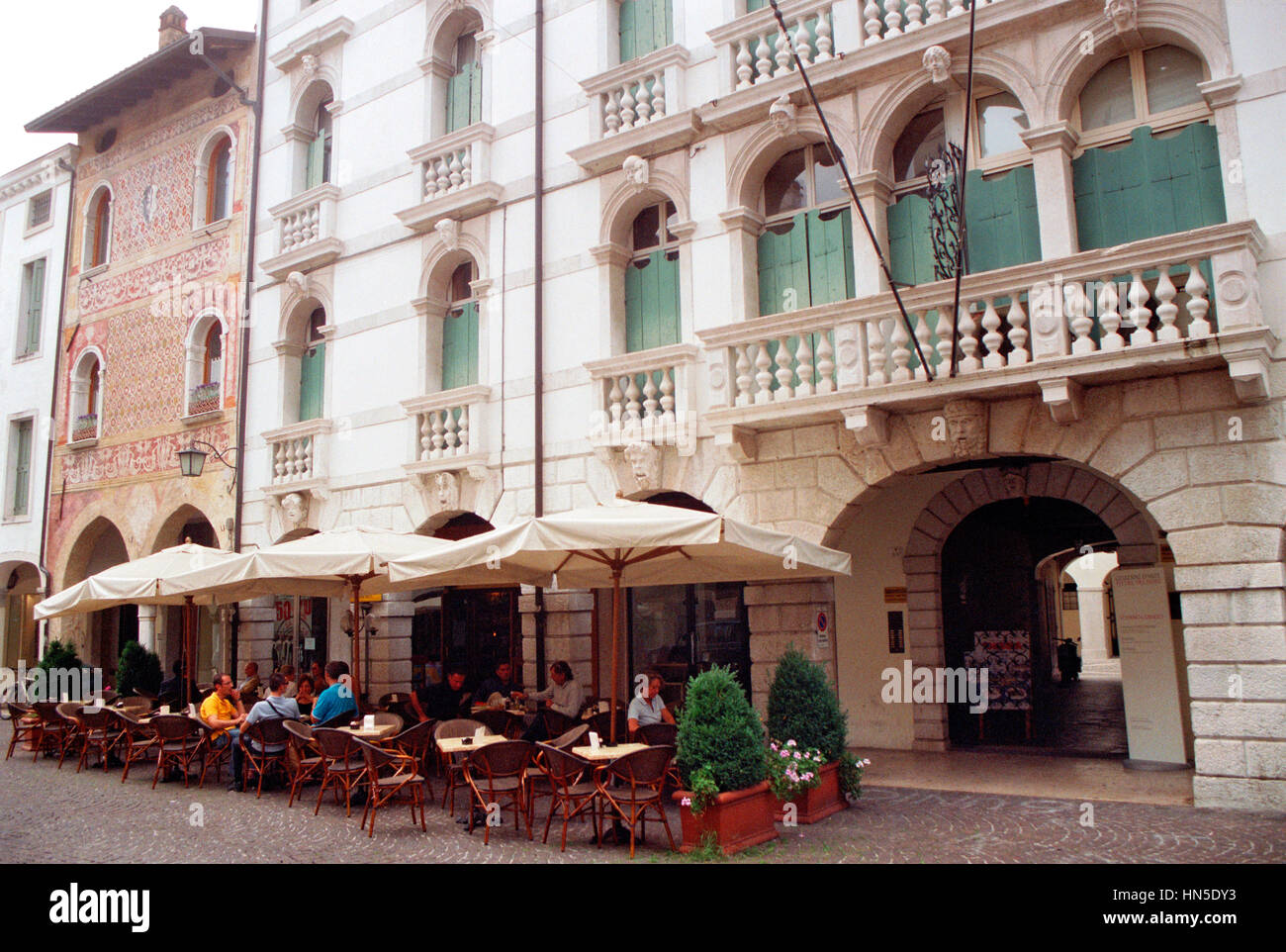 Italy, Friuli Venezia Giulia, Pordenone, Cafe Stock Photo