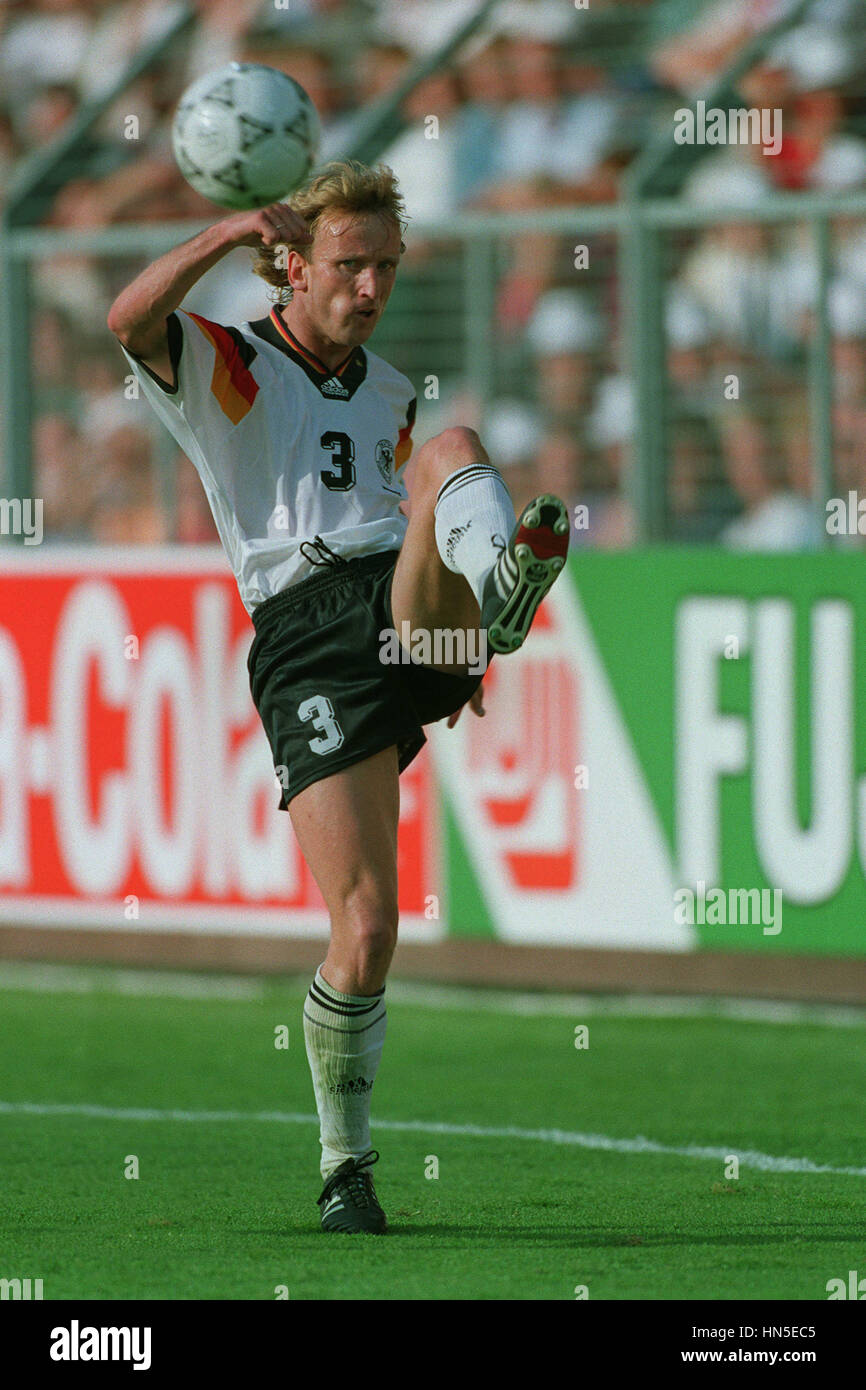 ANDREAS BREHME GERMANY 22 June 1992 Stock Photo