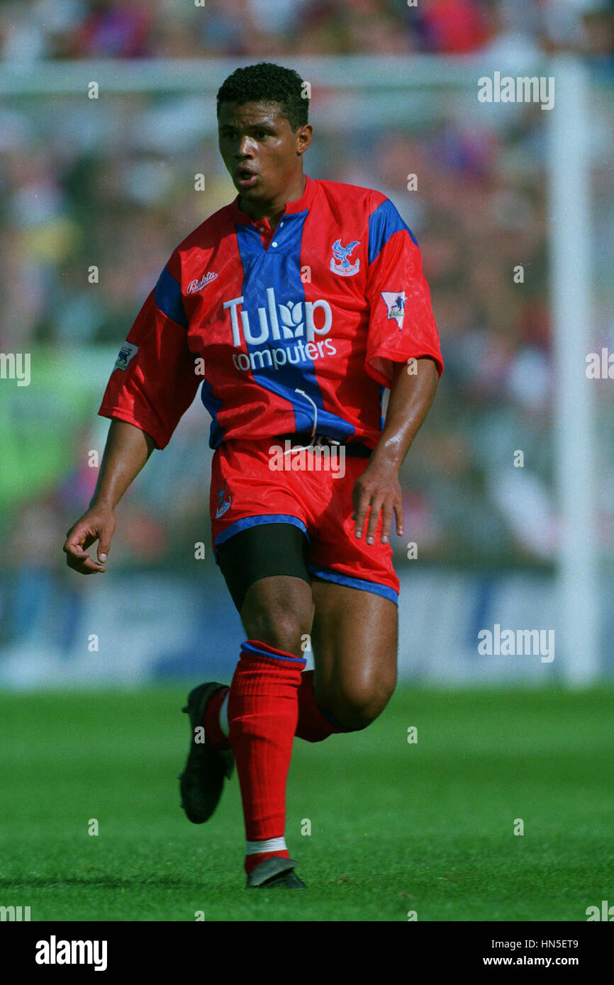 JOHN SALAKO CRYSTAL PALACE FC 17 August 1992 Stock Photo - Alamy