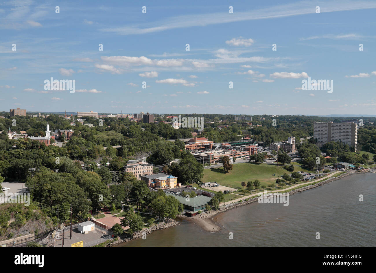 View of Poughkeepsie from the Walkway Over the Hudson, Poughkeepsie