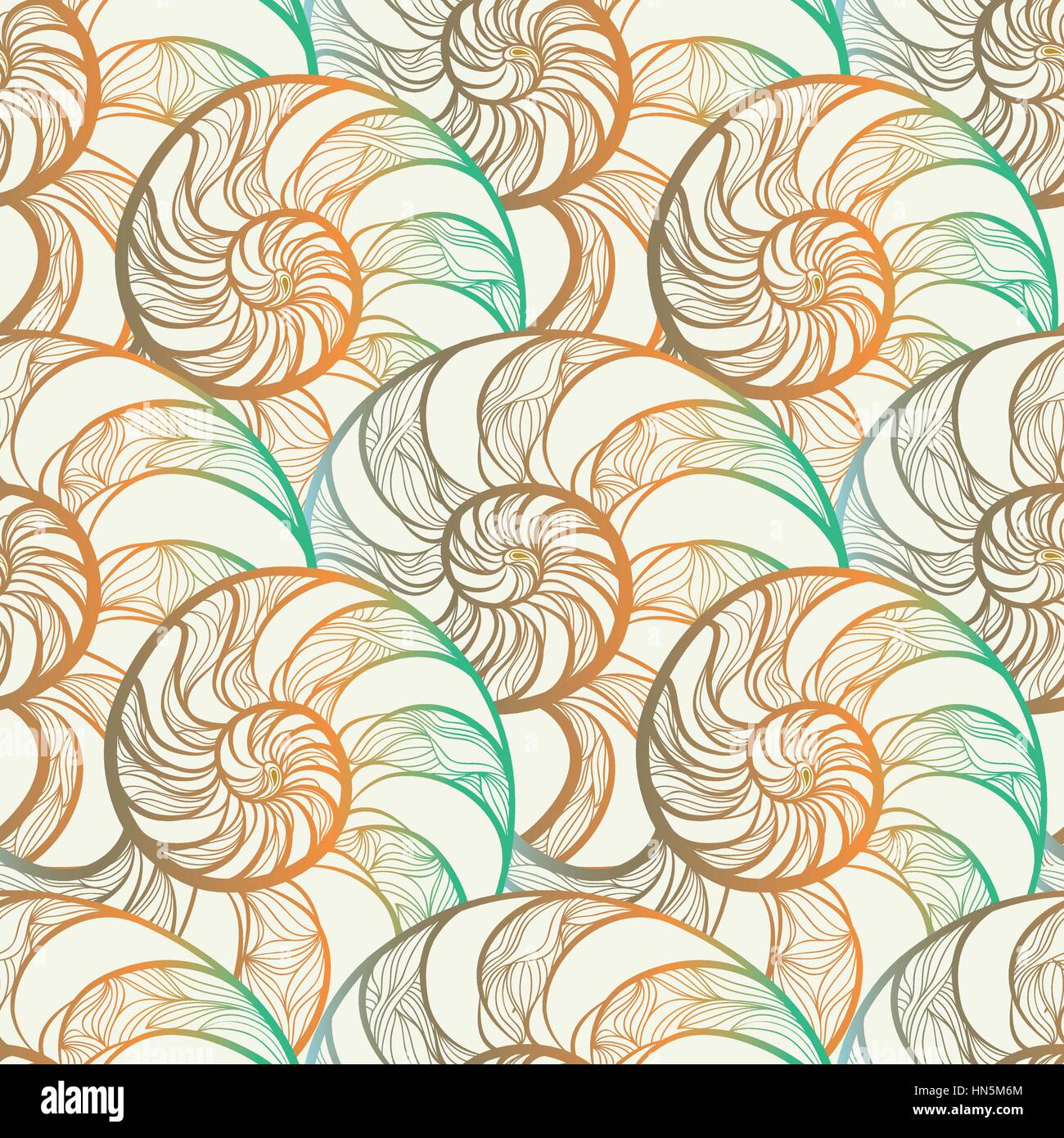 Seashell mosaic Stock Vector Images - Alamy