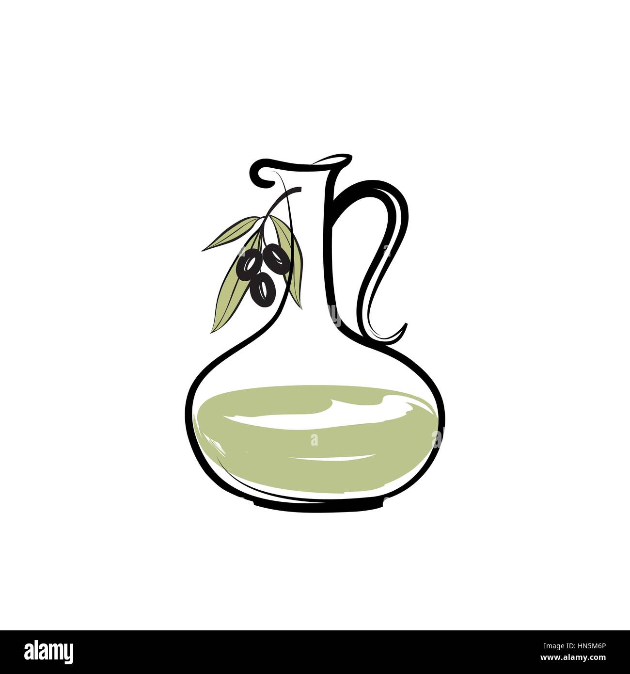 Olive oil bottle vector vectors hi-res stock photography and images - Alamy