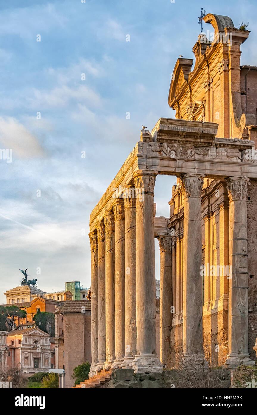 Remains ancient roman church hi-res stock photography and images - Alamy