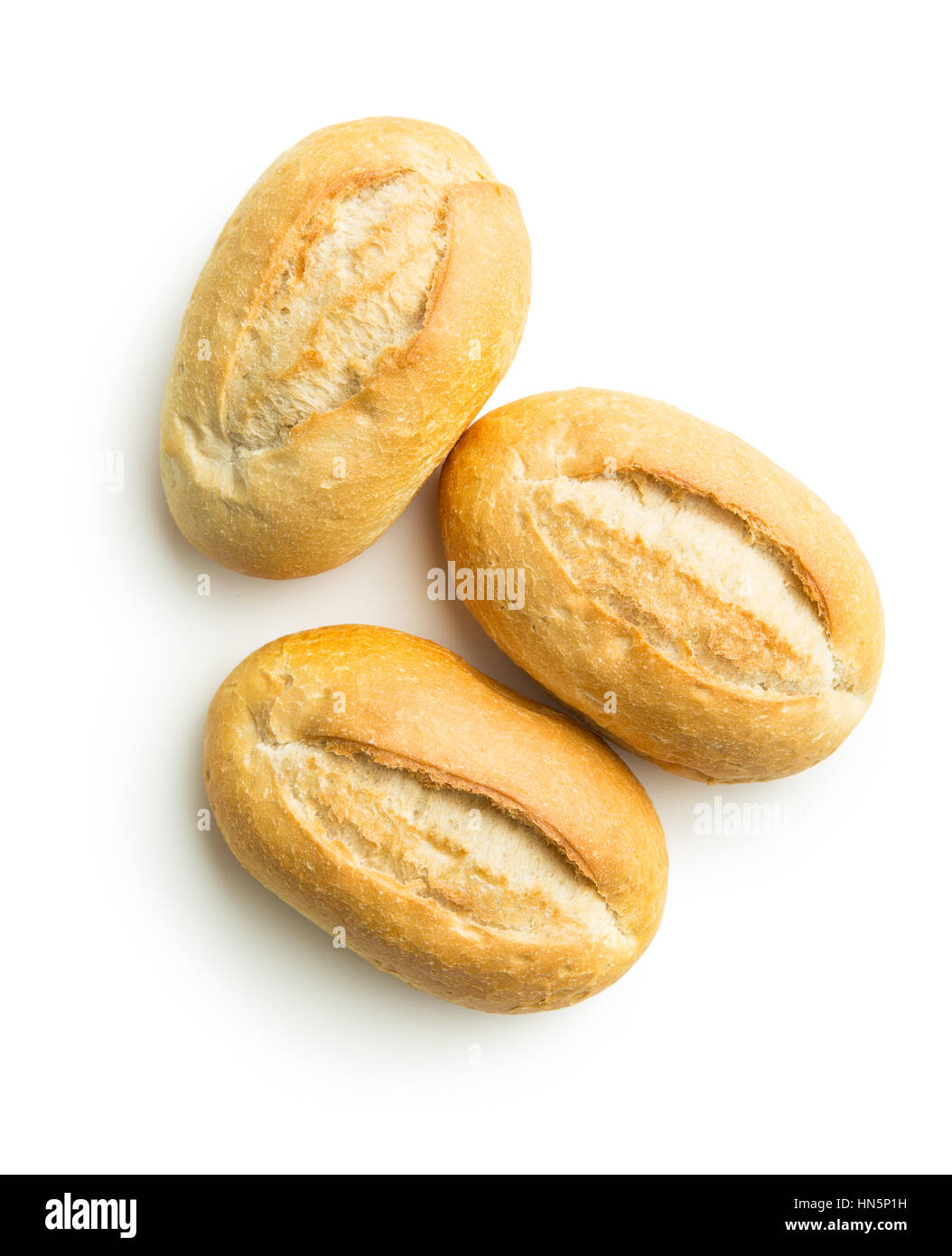 The fresh baguette isolated on white background Stock Photo - Alamy