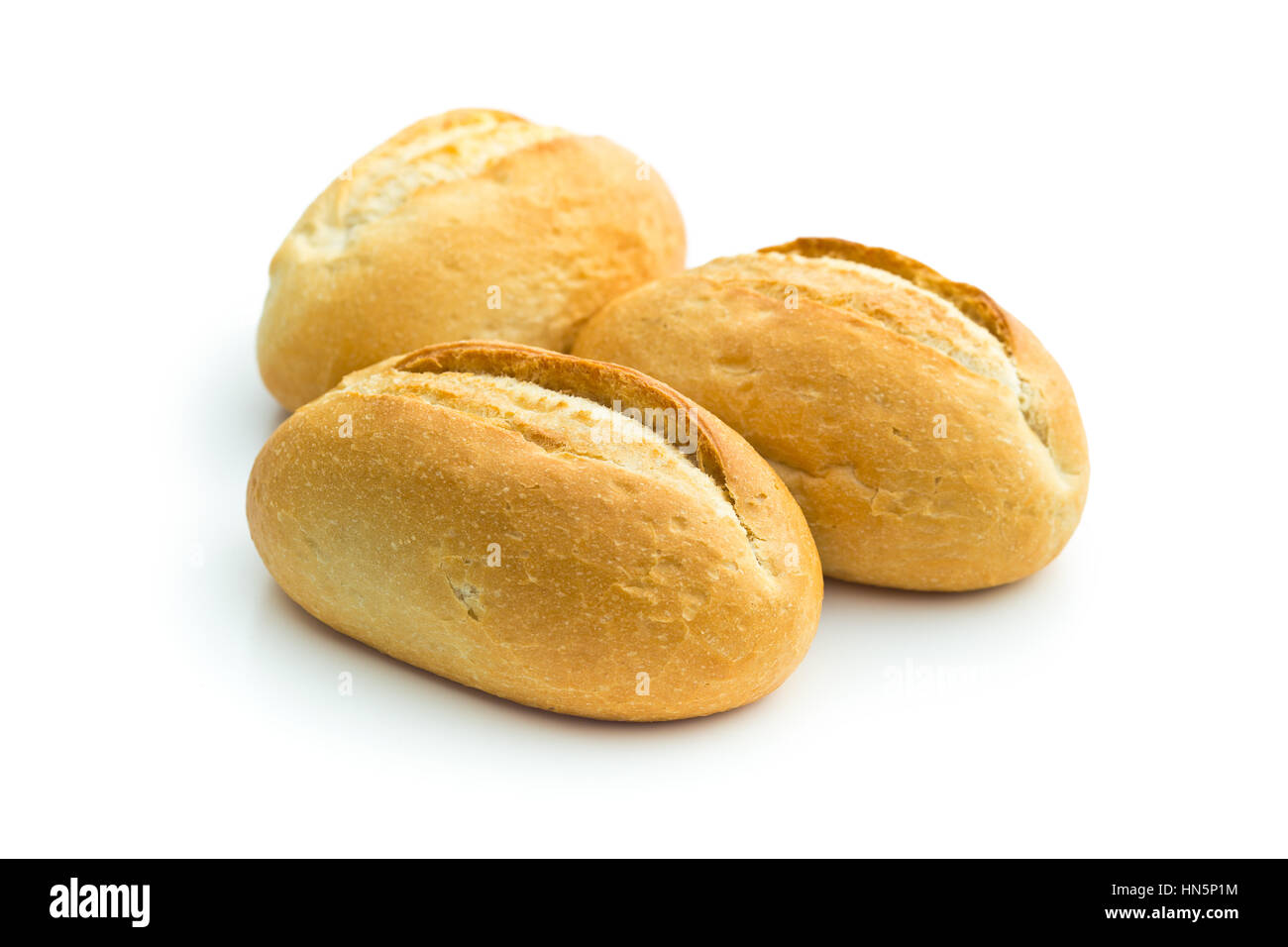 The fresh baguette isolated on white background Stock Photo - Alamy