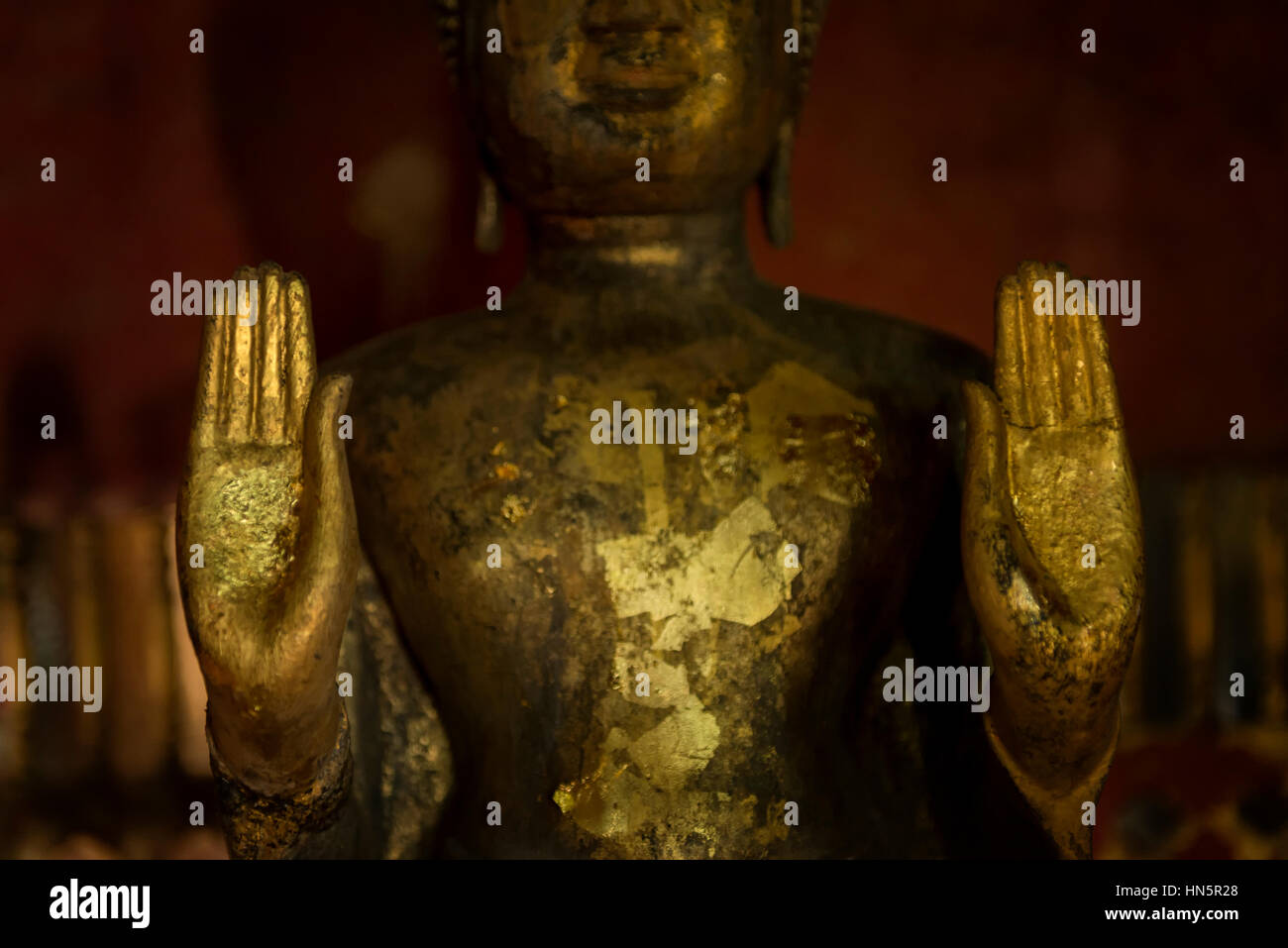 Buddha's hands Stock Photo Alamy